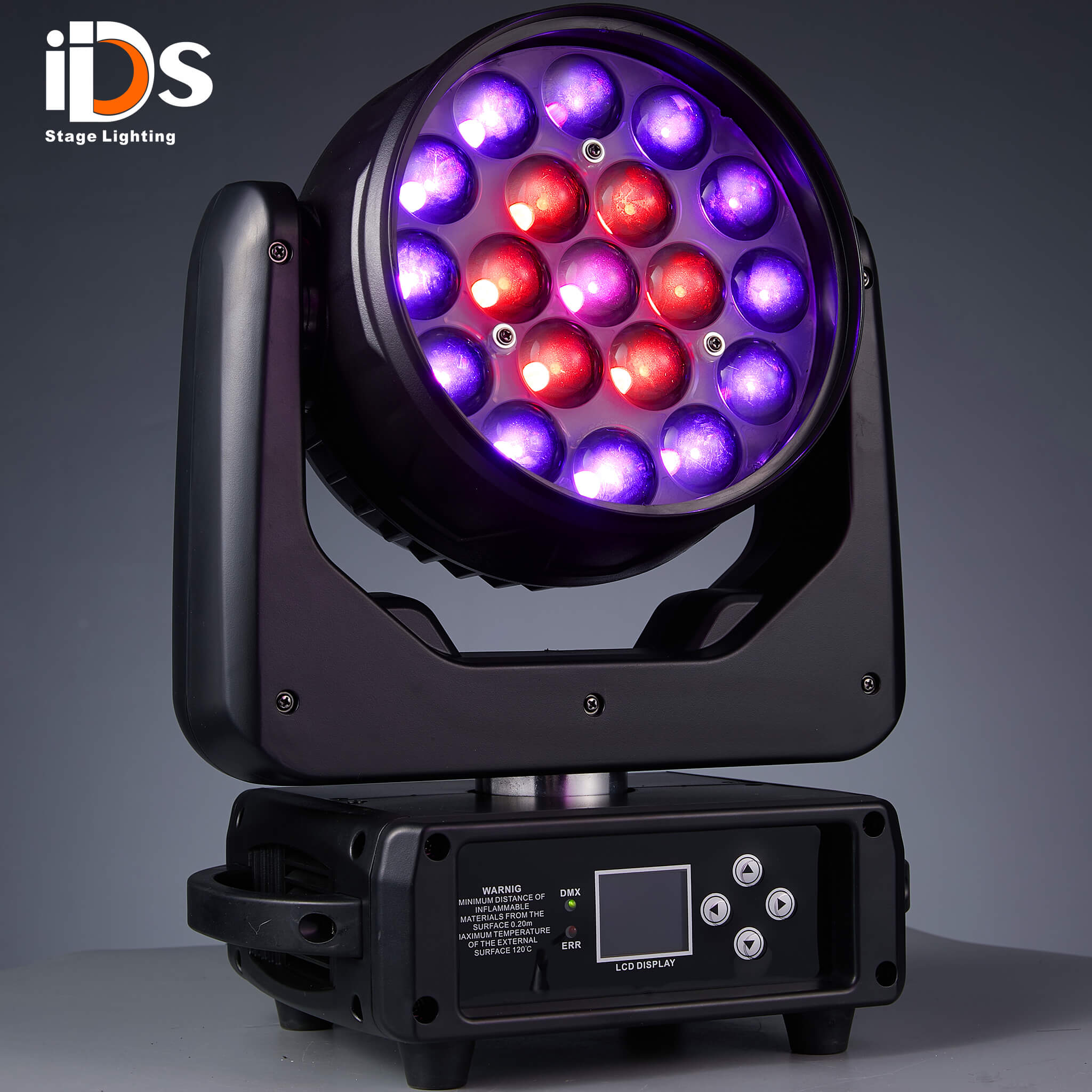 LED Wash Wash Moving Head Light (OSRAM LED 19 X15W RGBW With Zoom)