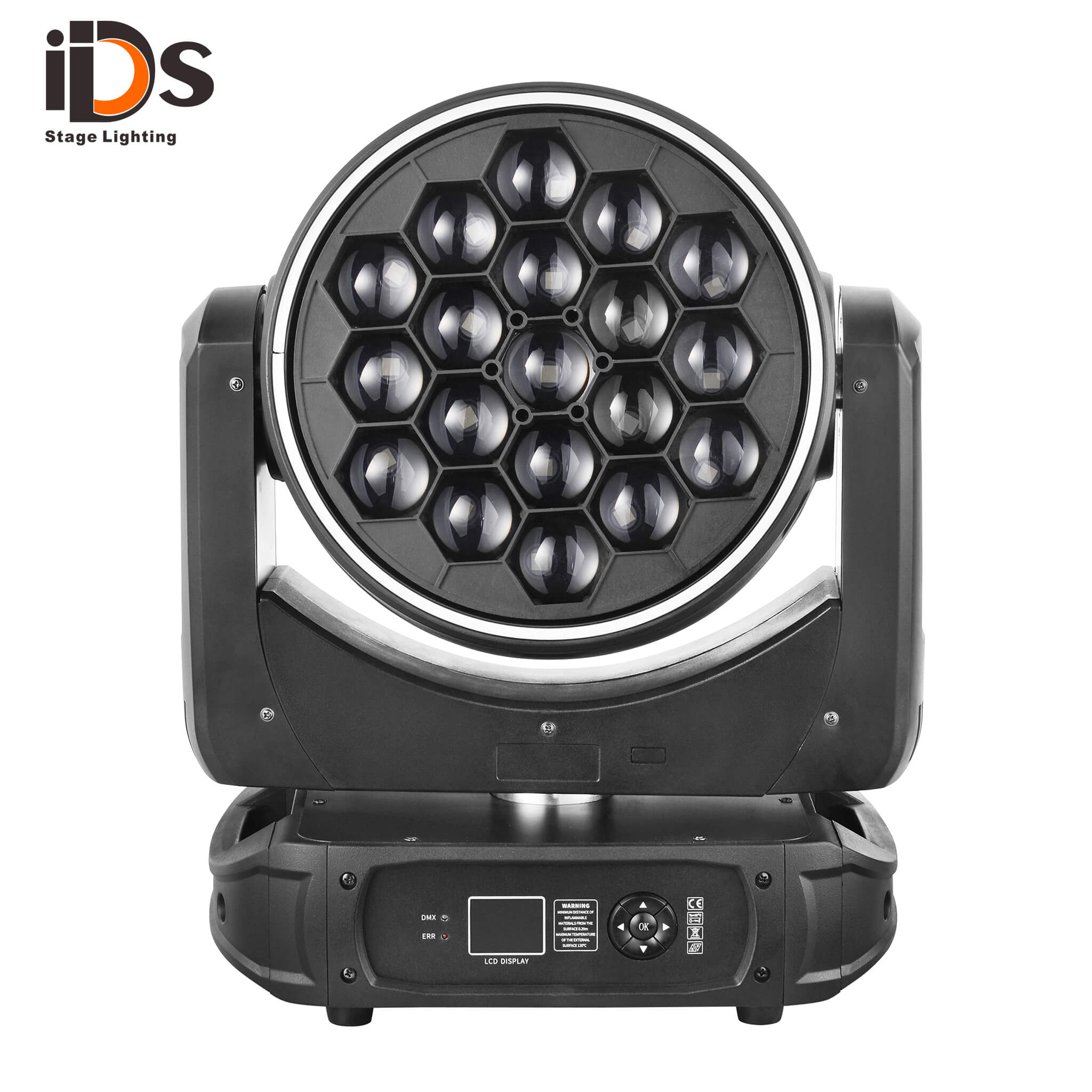 19x40W Big Bee Eye Color Zoom Moving Head Stage Light