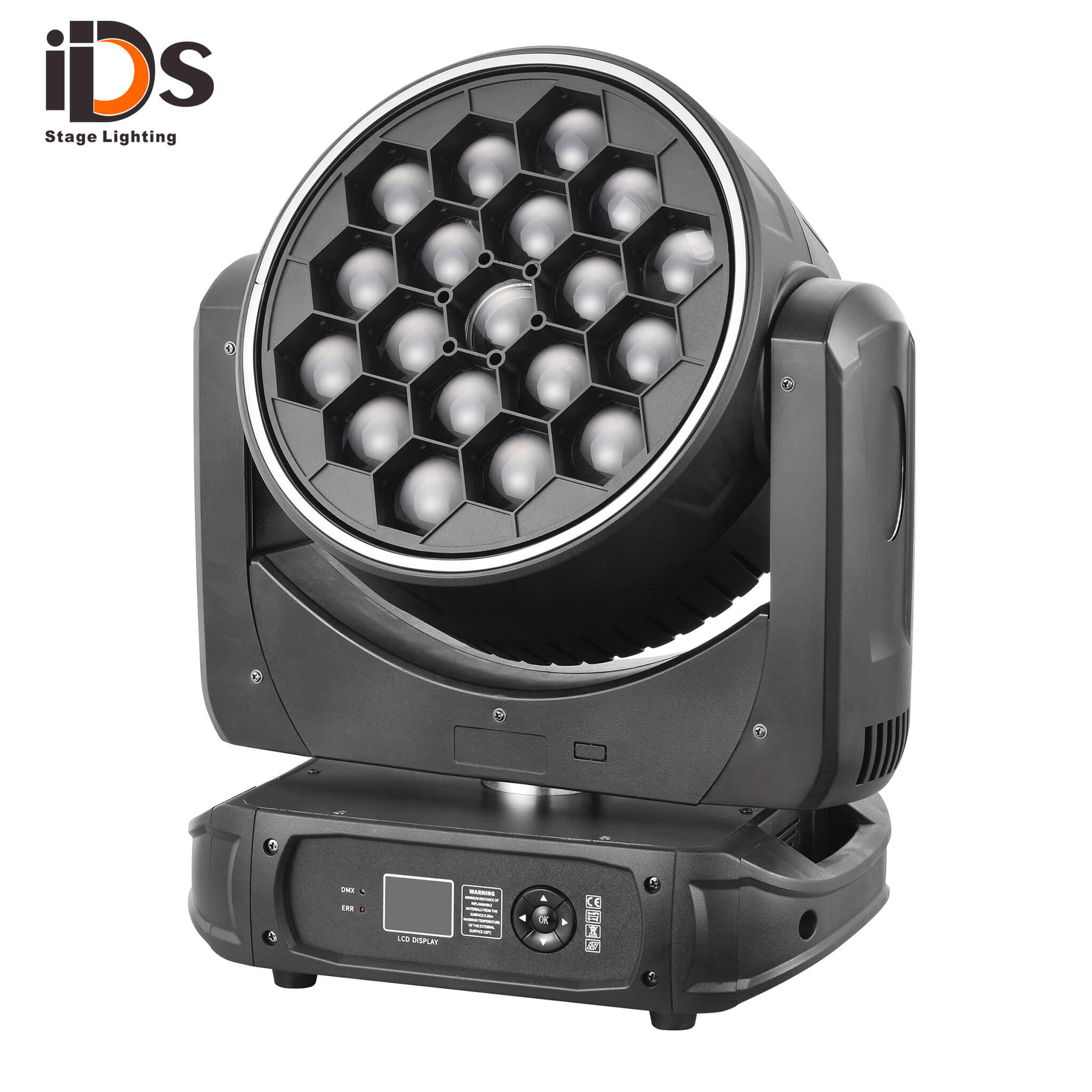 19x40W Big Bee Eye Color Zoom Moving Head Stage Light