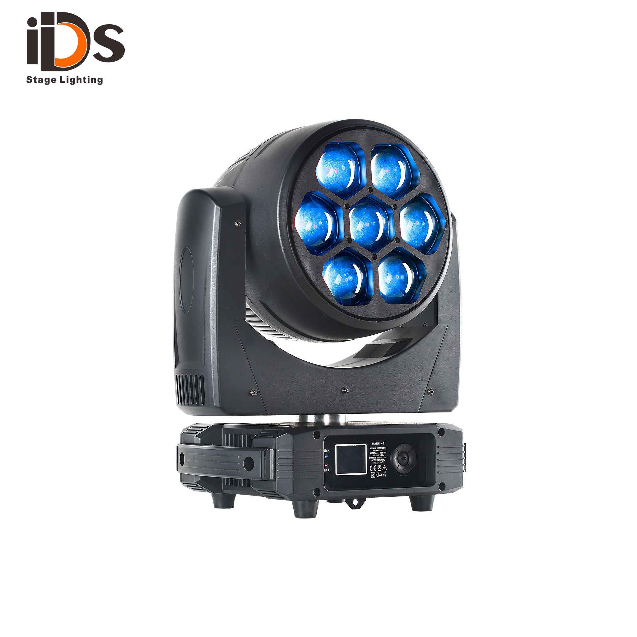 7x40W Big Bee Eye Color Zoom Moving Head Stage Light