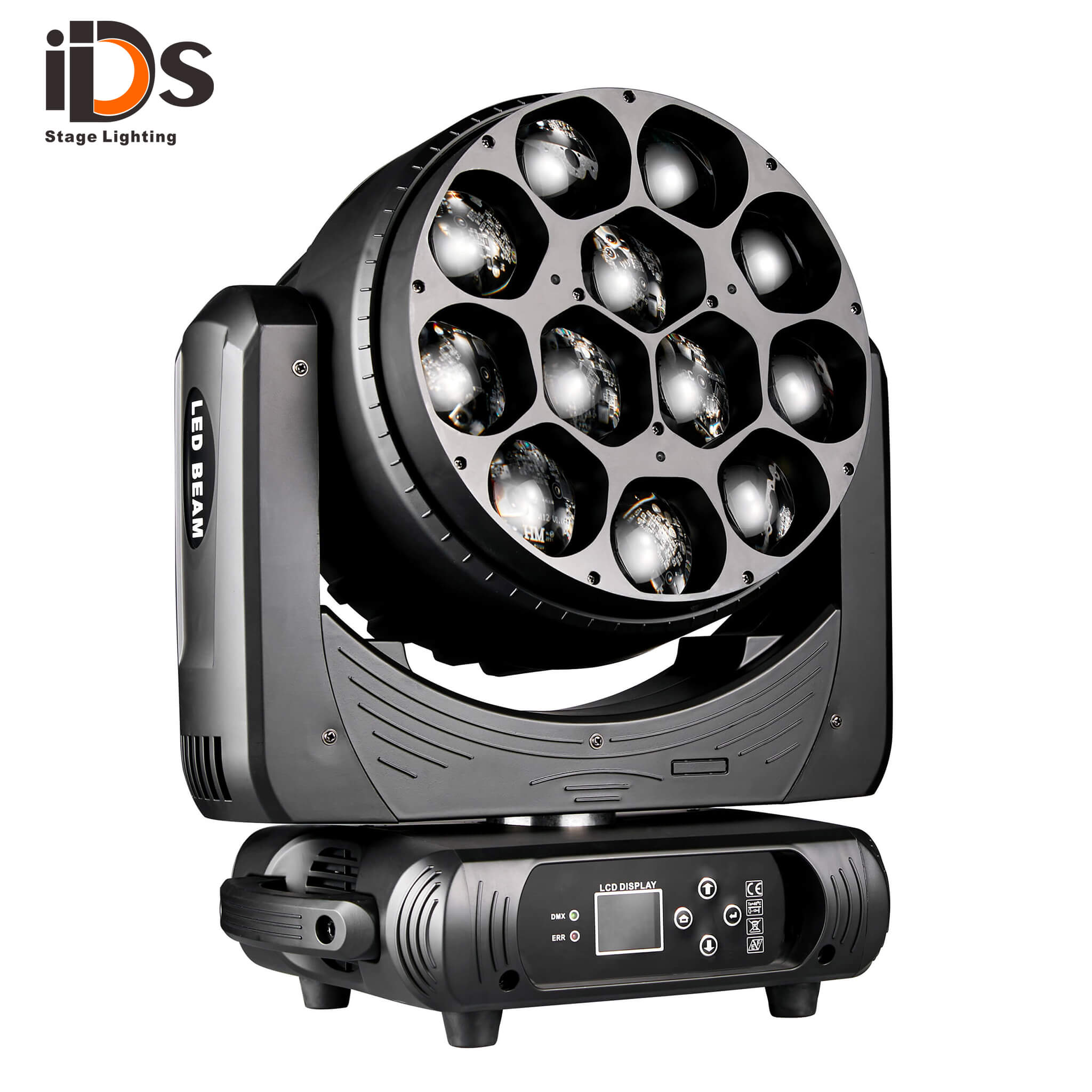 12x40W Big Bee Eye Color Zoom Moving Head Stage Light