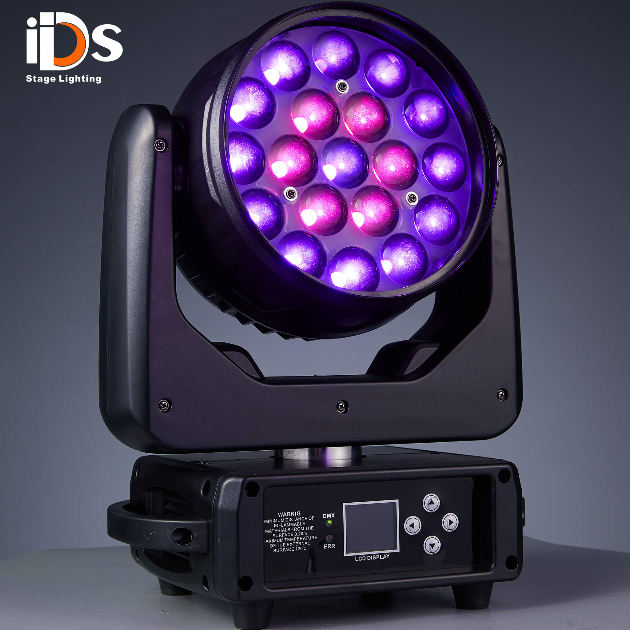 LED Wash Wash Moving Head Light (OSRAM LED 19 X15W RGBW With Zoom)