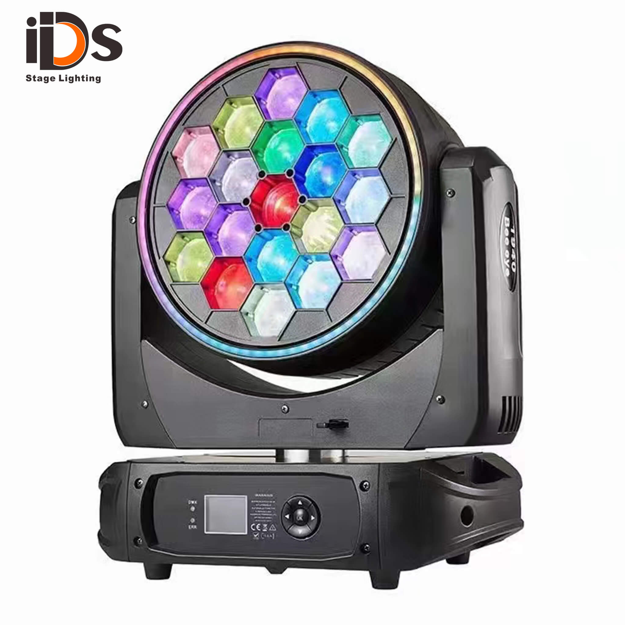 19x40W Big Bee Eye Color Zoom Moving Head Stage Light