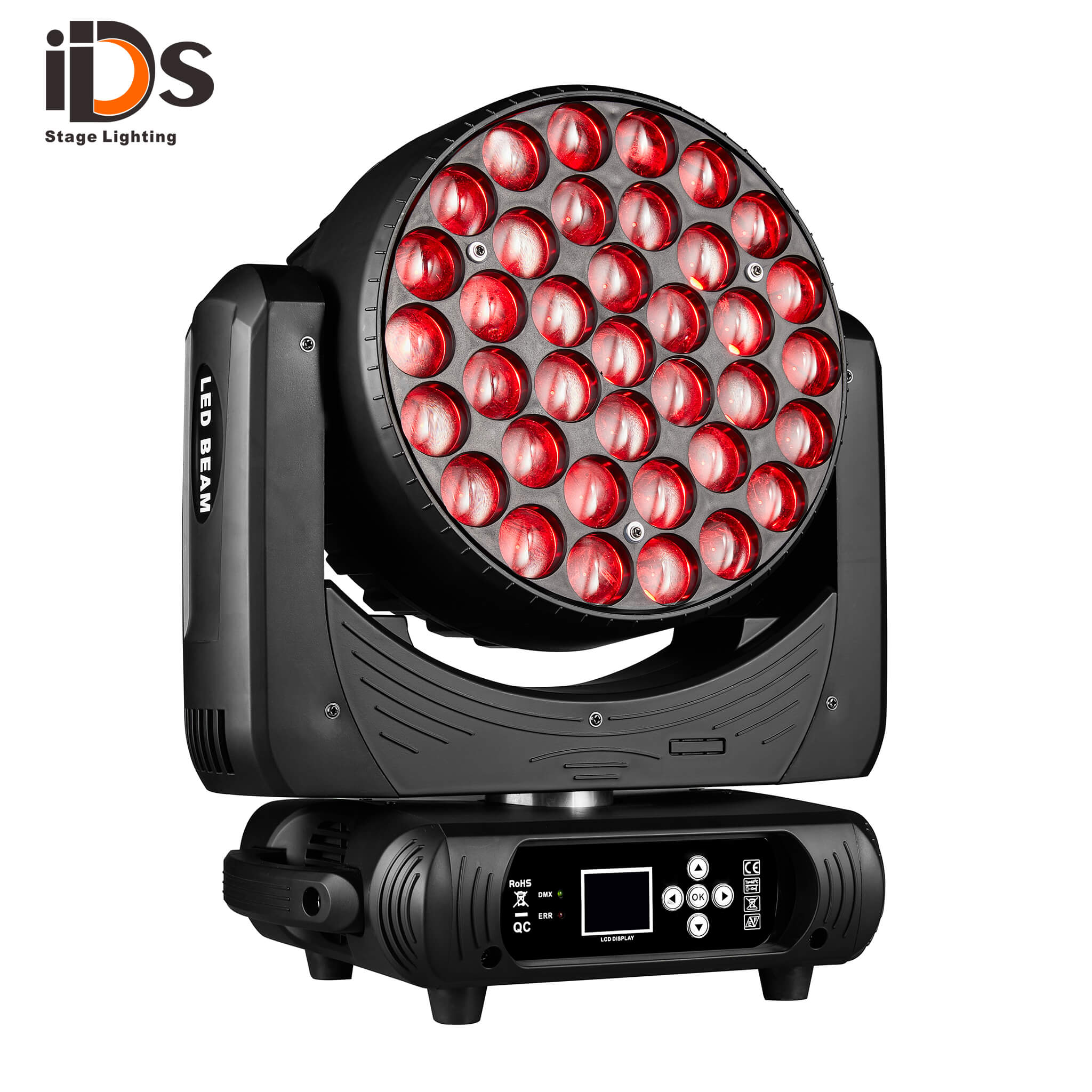LED 37X15W  Wash Moving Head Light (OSRAM  RGBW With Zoom)circle control