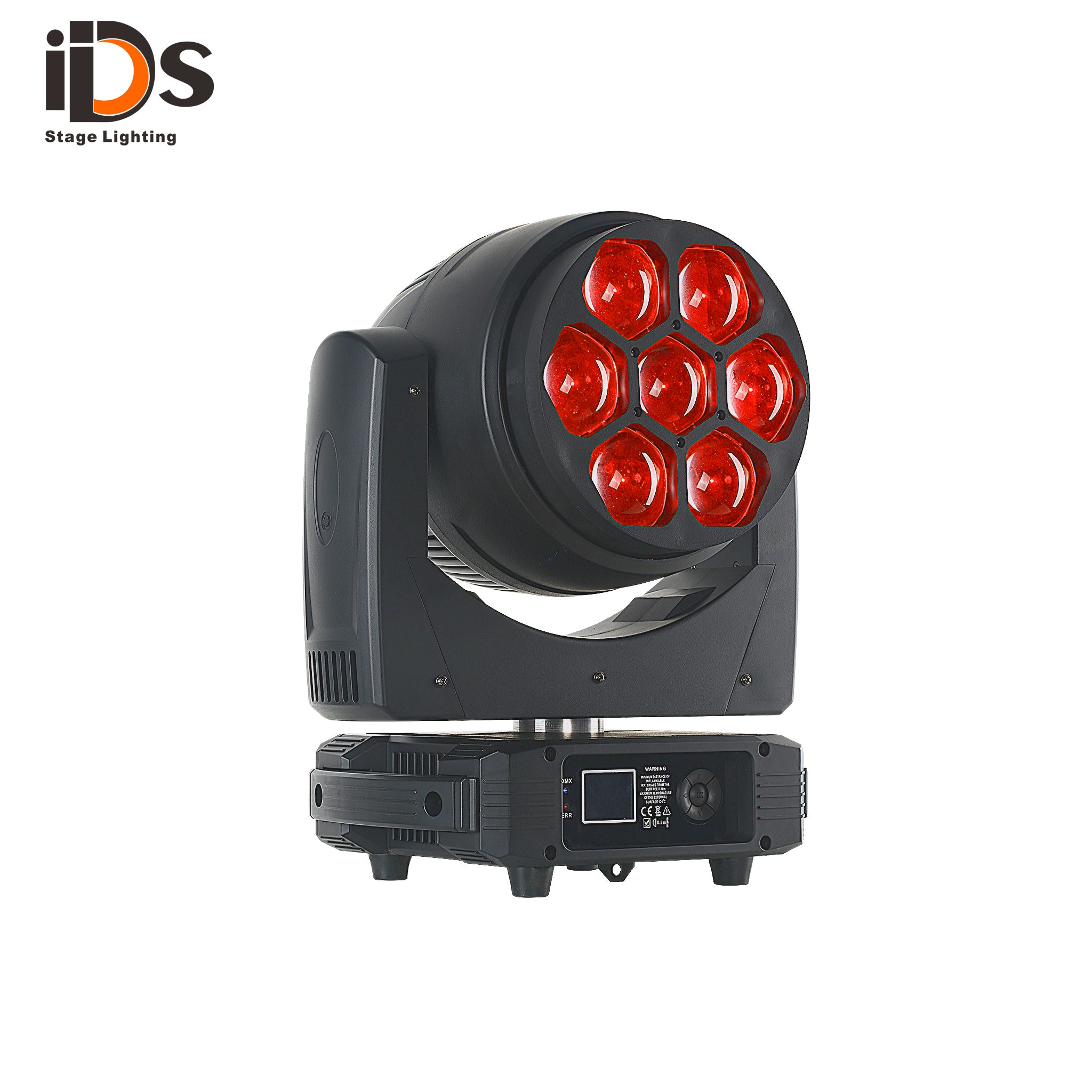 7x40W Big Bee Eye Color Zoom Moving Head Stage Light