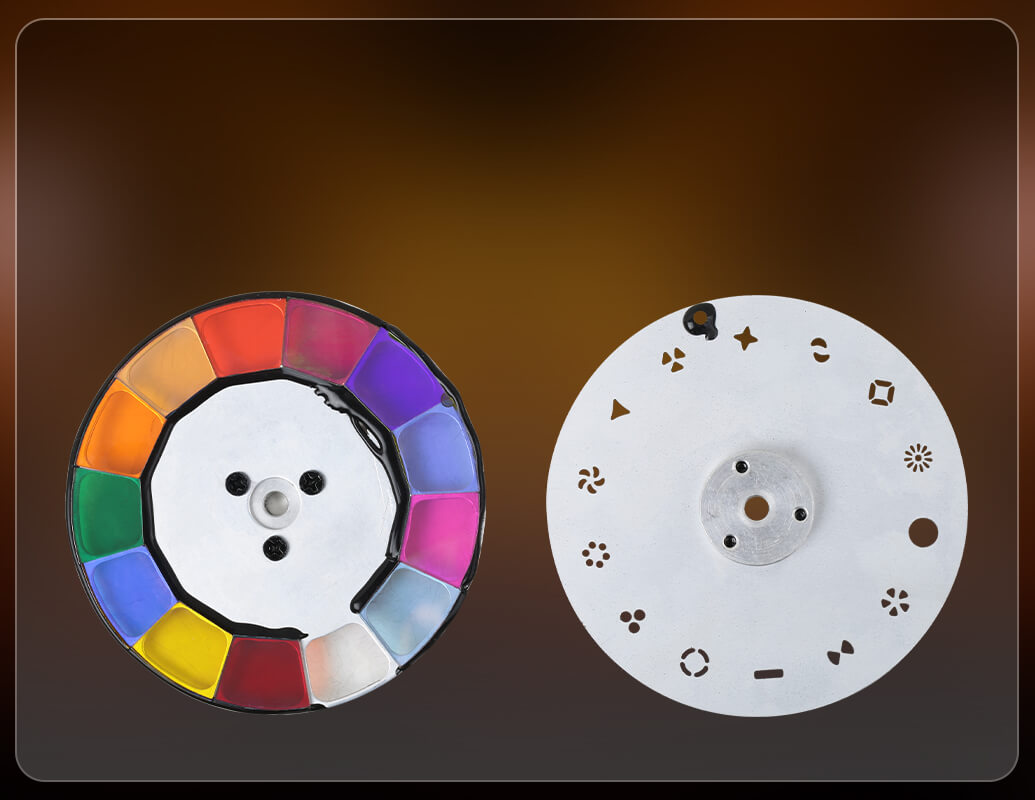 12 COLOR WHEEL+WHITE/13 PATTERN PLATE