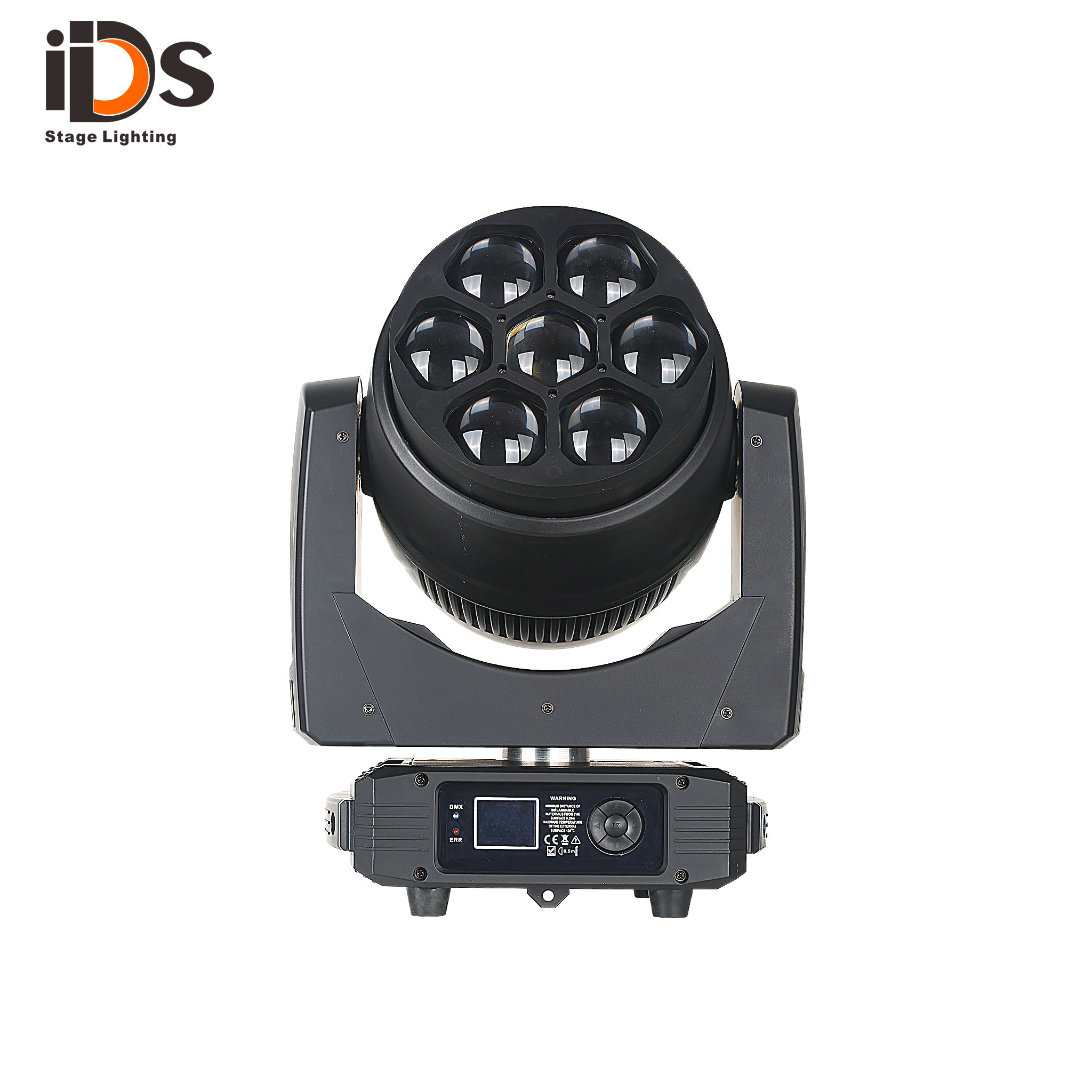 7x40W Big Bee Eye Color Zoom Moving Head Stage Light