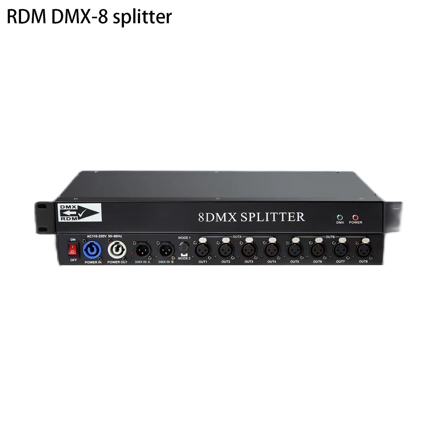 RDM DMX-8 Splitter 8 Output Interfaces Dmx Splitter